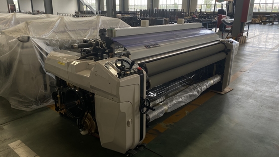 Tessuto tricottante circolare del filo di ordito di Jet Loom Small Weaving Machine dell'aria del fascio del denim
